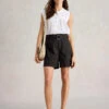 WHITE STUFF Pure Cotton Belted Shorts -Marksandspencer Sale Store Pure Cotton Belted Shorts