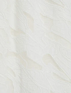 Pure Cotton Broderie Detail Wide Leg Culottes -Marksandspencer Sale Store Pure Cotton Broderie Detail Wide Leg Culottes 7