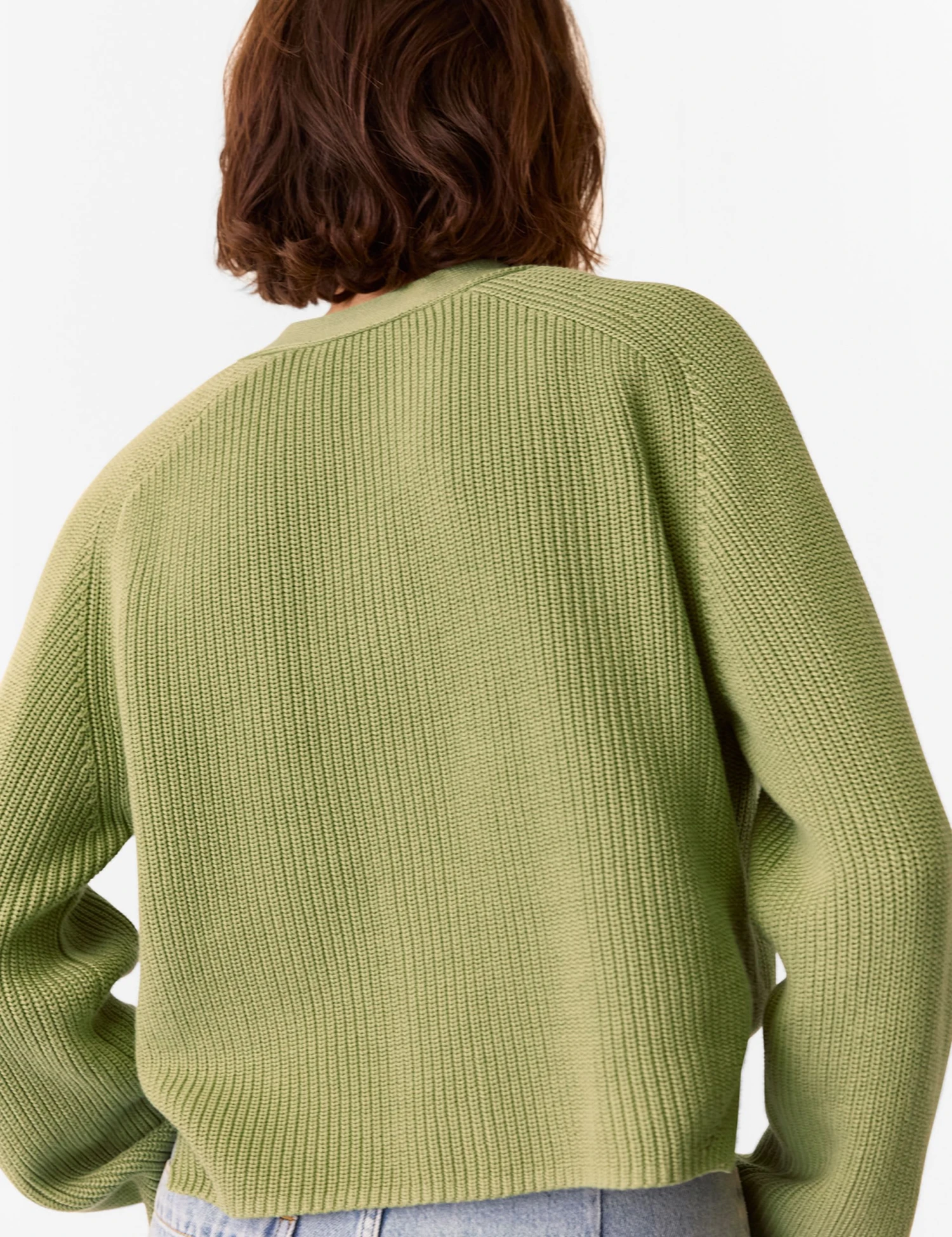 Whistles Pure Cotton Button Front Cropped Cardigan 4 Whistles Pure Cotton Button Front Cropped Cardigan - Image 4