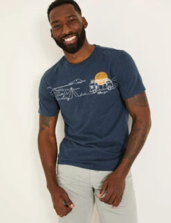 Pure Cotton Camper Graphic T-Shirt