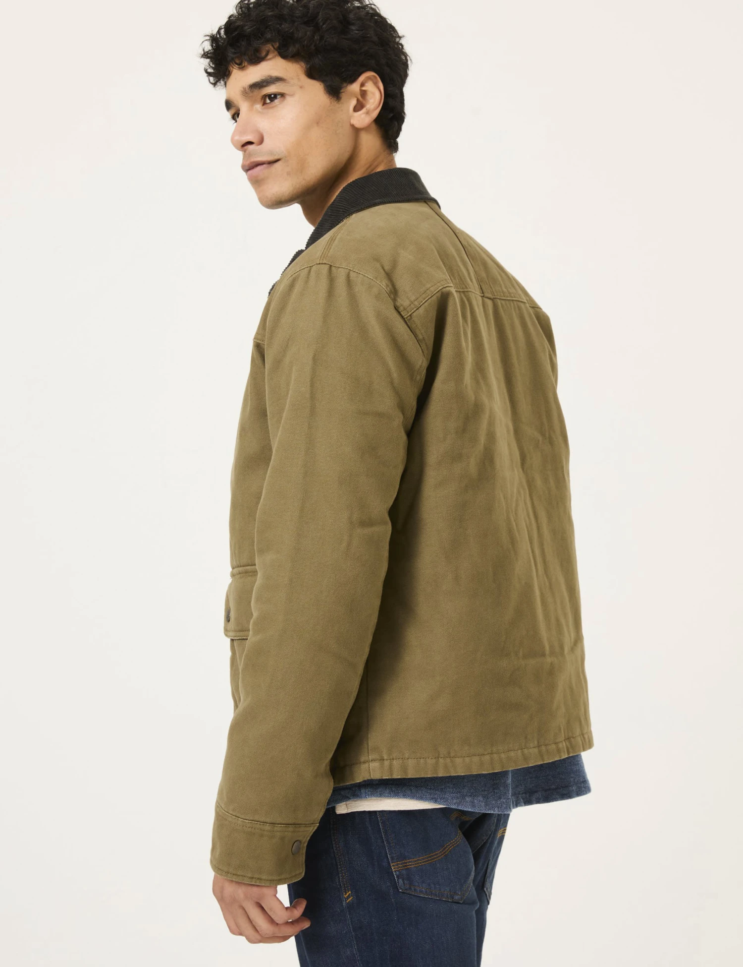 Pure Cotton Canvas Jacket 3 Pure Cotton Canvas Jacket - Image 3