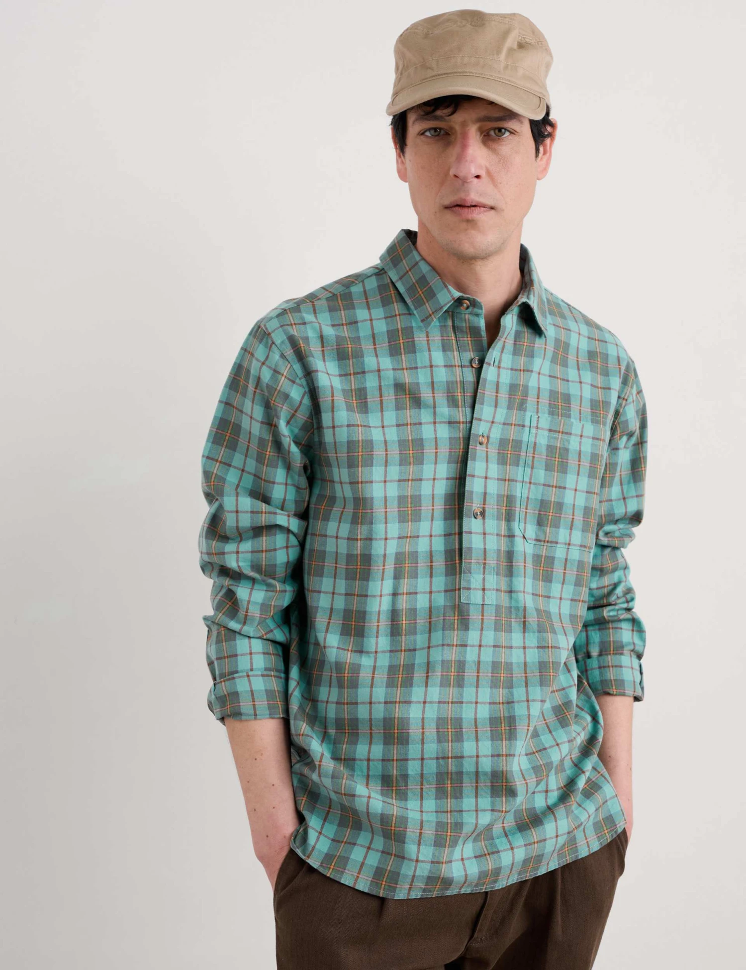 Pure Cotton Checked Flannel Shirt 2 Pure Cotton Checked Flannel Shirt - Image 2