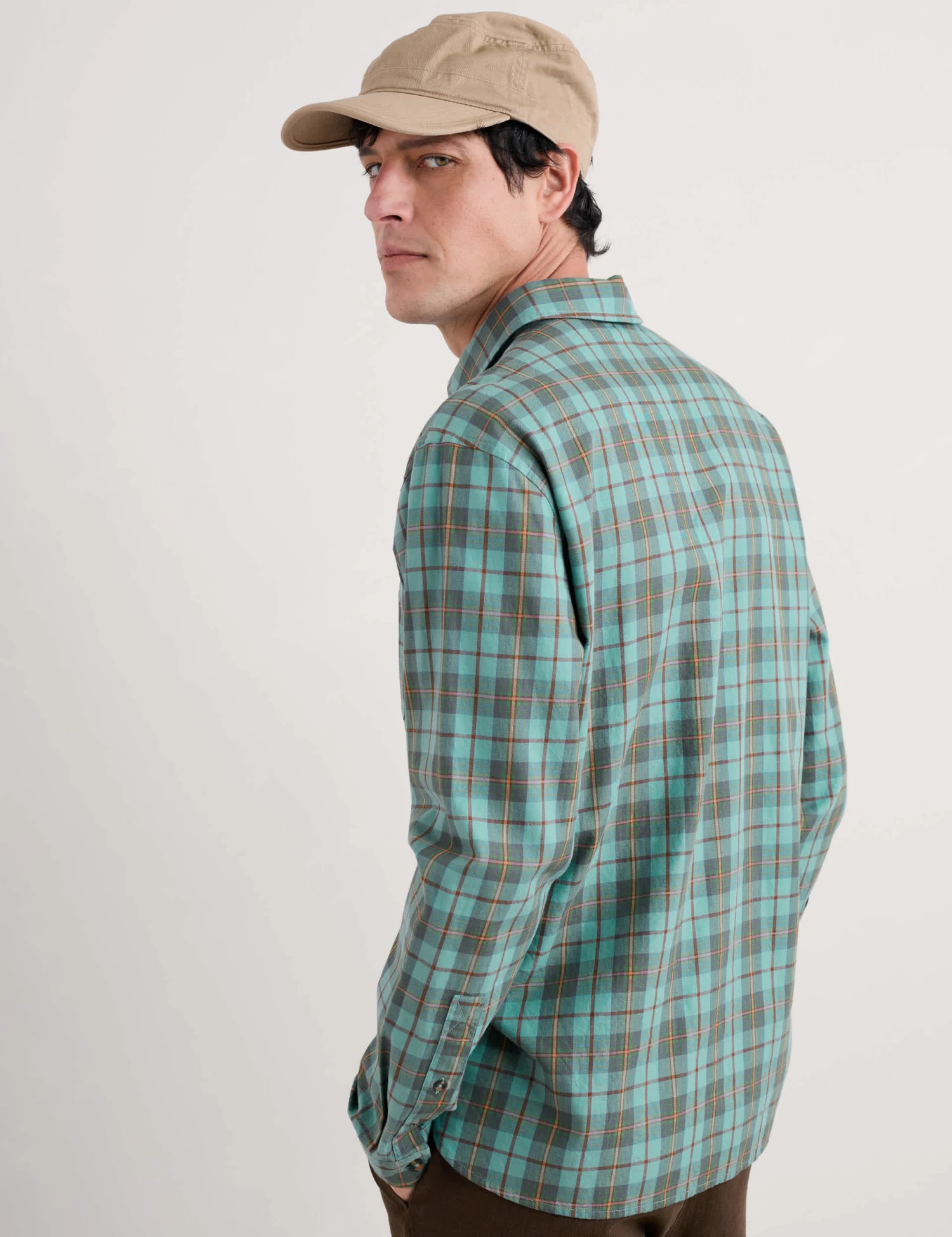 Pure Cotton Checked Flannel Shirt 3 Pure Cotton Checked Flannel Shirt - Image 3