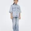 Pure Cotton Denim Denim Oversized Shirt (8-14 Yrs) -Marksandspencer Sale Store Pure Cotton Denim Denim Oversized Shirt 8 14 Yrs