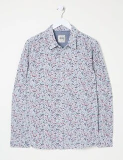 Pure Cotton Ditsy Floral Shirt -Marksandspencer Sale Store Pure Cotton Ditsy Floral Shirt 1