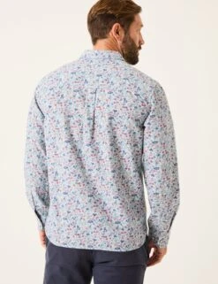 Pure Cotton Ditsy Floral Shirt -Marksandspencer Sale Store Pure Cotton Ditsy Floral Shirt 3