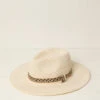 Pure Cotton Embellished Fedora Hat -Marksandspencer Sale Store Pure Cotton Embellished Fedora Hat
