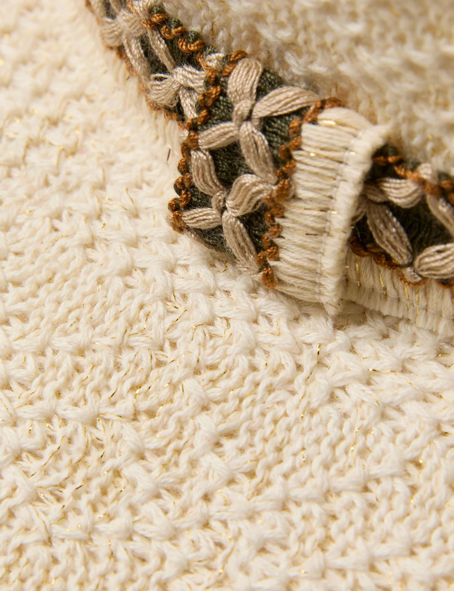 Pure Cotton Embellished Fedora Hat 3 Pure Cotton Embellished Fedora Hat - Image 3