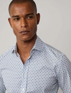 Hackett Pure Cotton Foulard Print Oxford Shirt 16 Hackett Pure Cotton Foulard Print Oxford Shirt -Marksandspencer Sale Store Pure Cotton Foulard Print Oxford Shirt 2