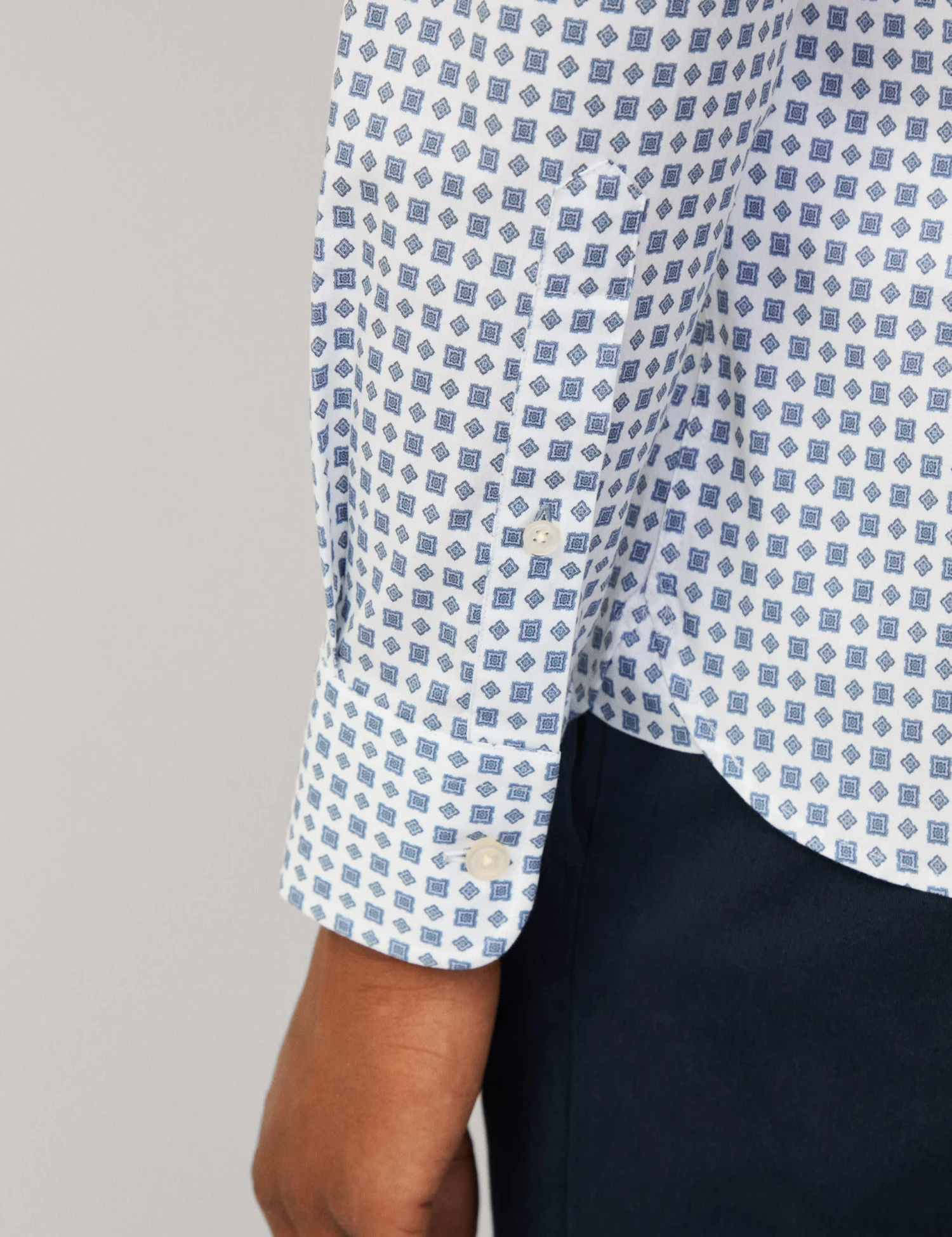 Hackett Pure Cotton Foulard Print Oxford Shirt 5 Hackett Pure Cotton Foulard Print Oxford Shirt - Image 5