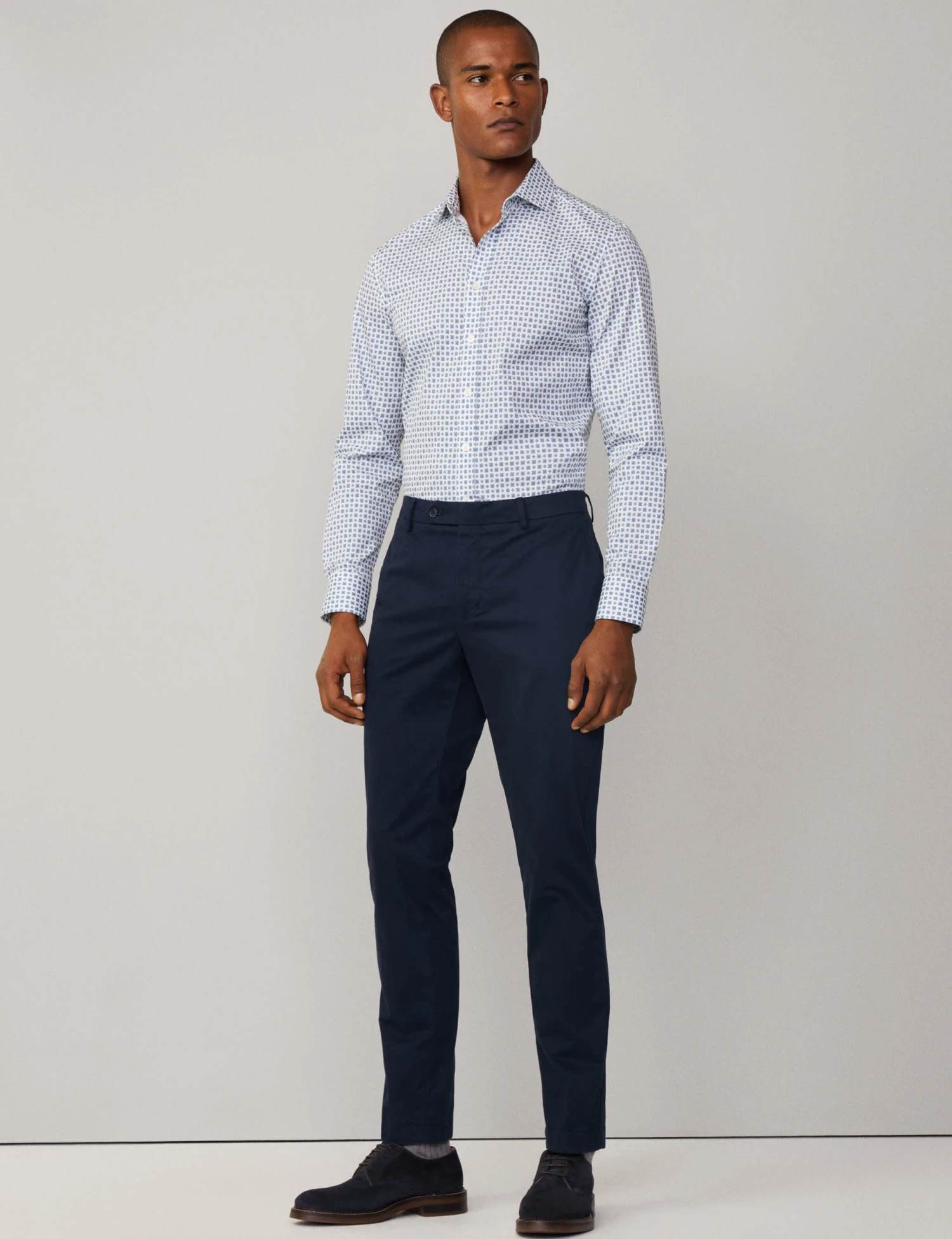 Hackett Pure Cotton Foulard Print Oxford Shirt 7 Hackett Pure Cotton Foulard Print Oxford Shirt - Image 7