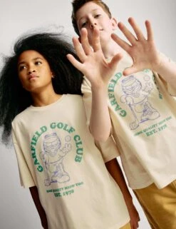 Pure Cotton Garfield™ Golf T-Shirt (6-16 Yrs) 22 Pure Cotton Garfield™ Golf T-Shirt (6-16 Yrs) -Marksandspencer Sale Store Pure Cotton Garfield Golf T Shirt 6 16 Yrs 1 5