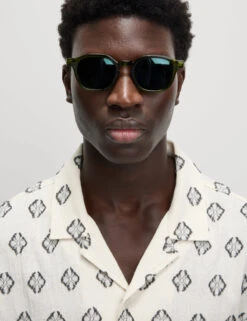 Pure Cotton Geometric Print Shirt -Marksandspencer Sale Store Pure Cotton Geometric Print Shirt 2