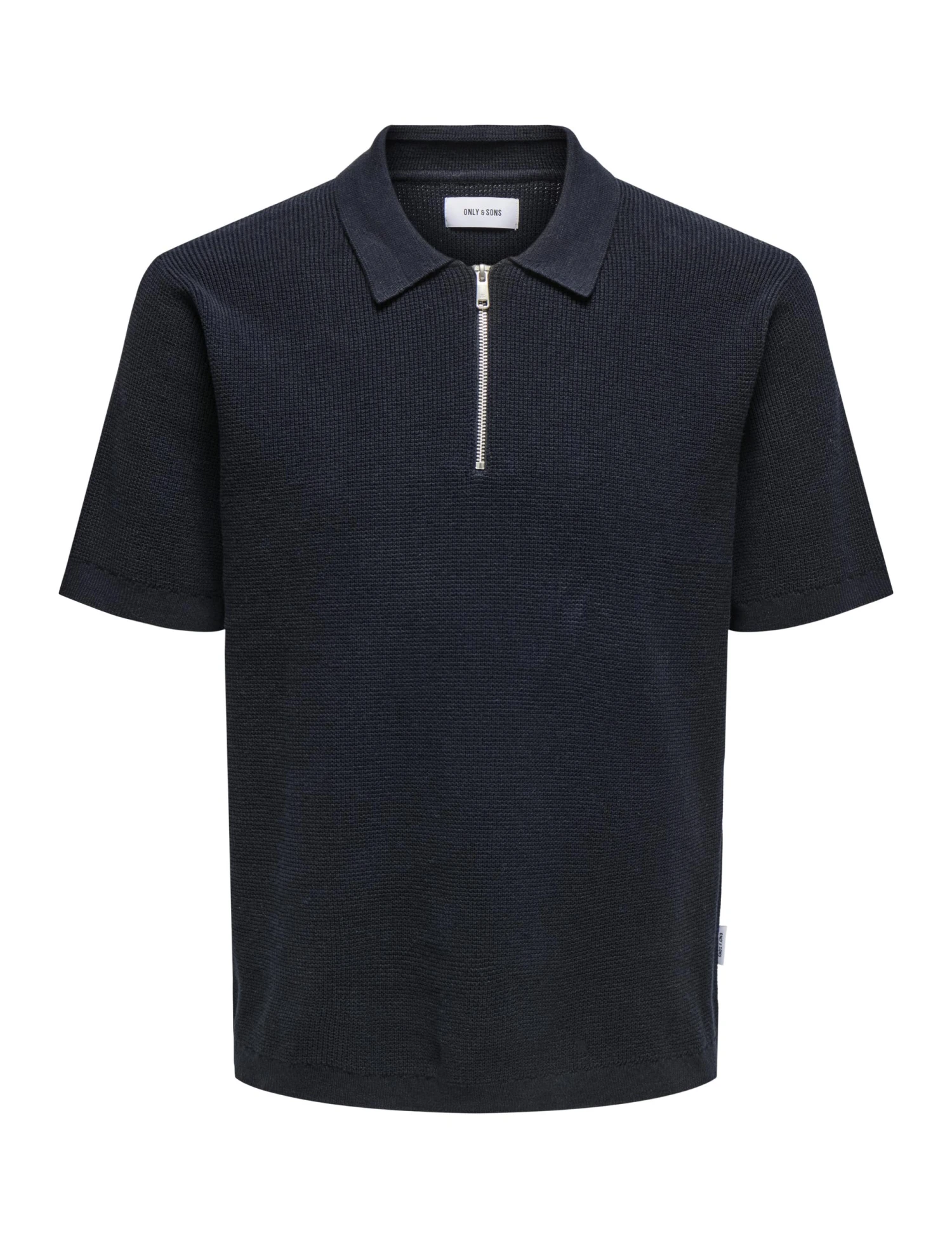 Only & Sons Pure Cotton Half Zip Polo Shirt 1 Only & Sons Pure Cotton Half Zip Polo Shirt