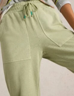 WHITE STUFF Pure Cotton Jersey Joggers -Marksandspencer Sale Store Pure Cotton Jersey Joggers 4