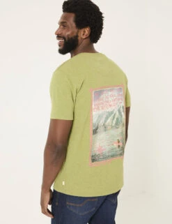 Pure Cotton Kayak Graphic T-Shirt -Marksandspencer Sale Store Pure Cotton Kayak Graphic T Shirt 2