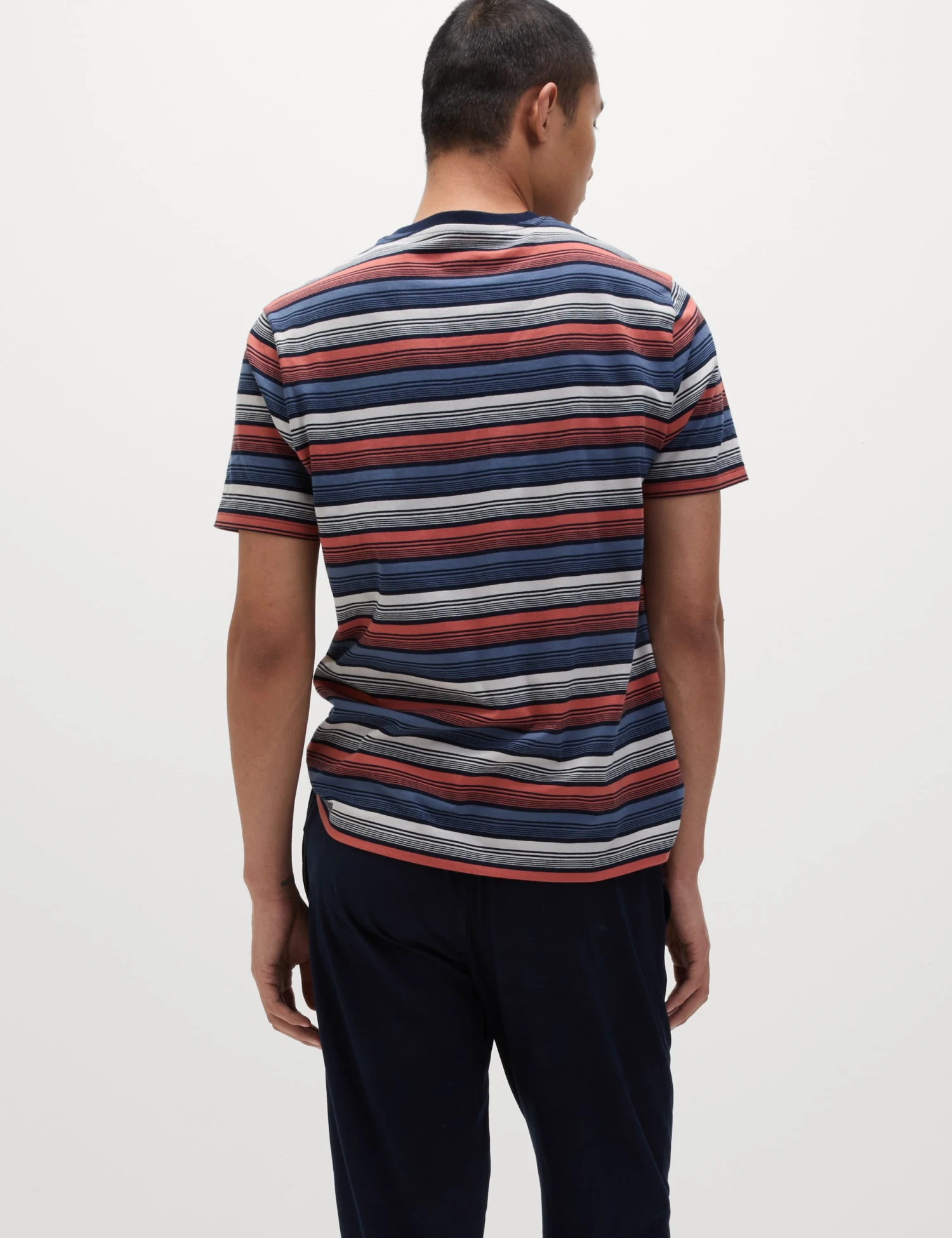 Pure Cotton Ombre Stripe Pyjama Set 5 Pure Cotton Ombre Stripe Pyjama Set - Image 5