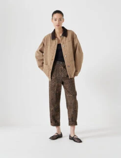 Pure Cotton Oversized Trucker Jacket -Marksandspencer Sale Store Pure Cotton Oversized Trucker Jacket 2