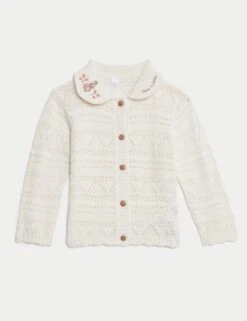 Pure Cotton Peter Rabbit™ Cardigan (0-3 Yrs)