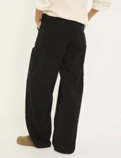 Pure Cotton Pleat Front Wide Leg Trousers 13 Pure Cotton Pleat Front Wide Leg Trousers -Marksandspencer Sale Store Pure Cotton Pleat Front Wide Leg Trousers 3