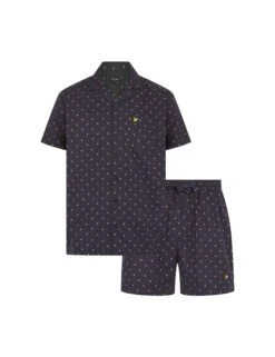 Lyle & Scott Pure Cotton Polka Dot Loungewear Set
