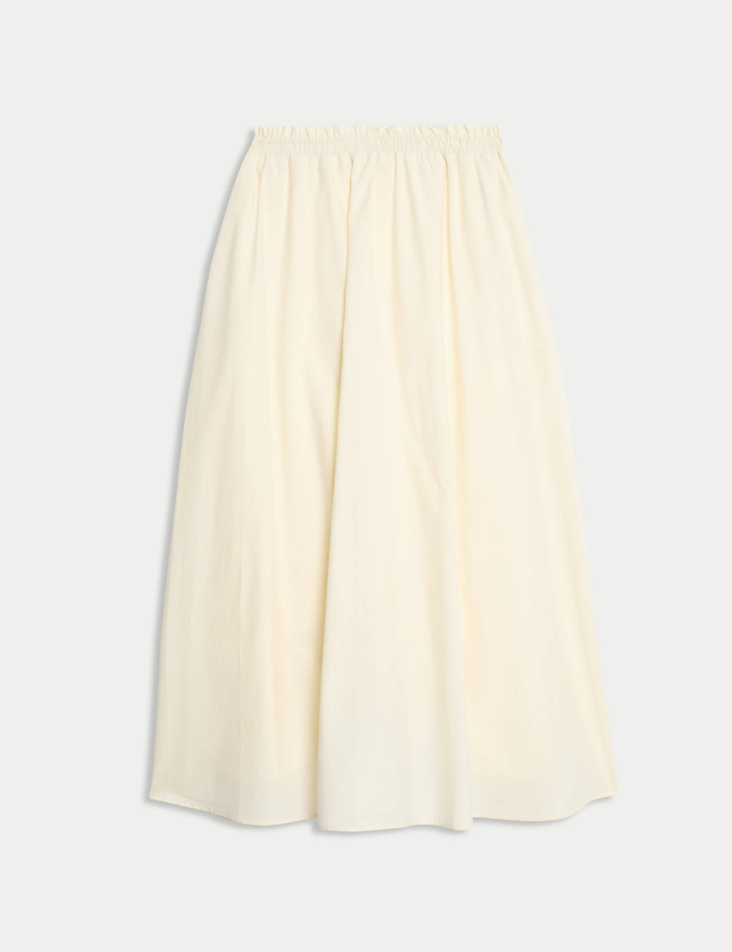 Pure Cotton Poplin A-line Skirt 2 Pure Cotton Poplin A-line Skirt - Image 2