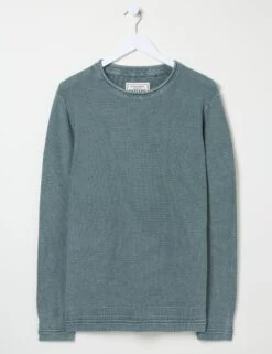 Pure Cotton Ribbed Textured Jumper -Marksandspencer Sale Store Pure Cotton Ribbed Textured Jumper 1