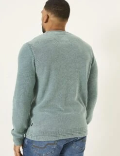 Pure Cotton Ribbed Textured Jumper -Marksandspencer Sale Store Pure Cotton Ribbed Textured Jumper 2
