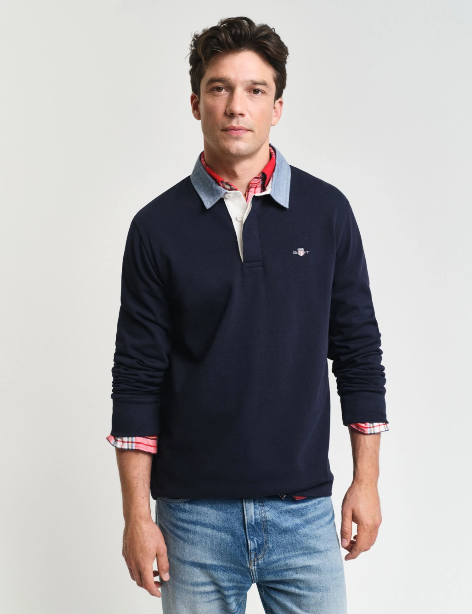Gant Pure Cotton Rugby Shirt 1 Gant Pure Cotton Rugby Shirt