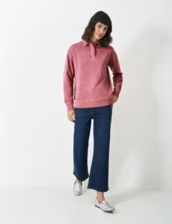 Pure Cotton Rugby Sweatshirt -Marksandspencer Sale Store Pure Cotton Rugby Sweatshirt 2