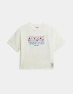 Pure Cotton Snoopy™ T-Shirt (6-16 Yrs) 14 Pure Cotton Snoopy™ T-Shirt (6-16 Yrs) -Marksandspencer Sale Store Pure Cotton Snoopy T Shirt 6 16 Yrs 1 1