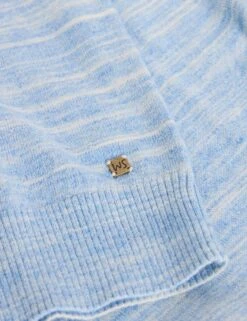 WHITE STUFF Pure Cotton Space Dye Crew Neck Jumper -Marksandspencer Sale Store Pure Cotton Space Dye Crew Neck Jumper 5