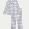 Pure Cotton Star Check Revere Pyjamas (1-8 Yrs) -Marksandspencer Sale Store Pure Cotton Star Check Revere Pyjamas 1 8 Yrs