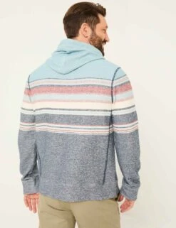 Pure Cotton Striped Hoodie -Marksandspencer Sale Store Pure Cotton Striped Hoodie 4