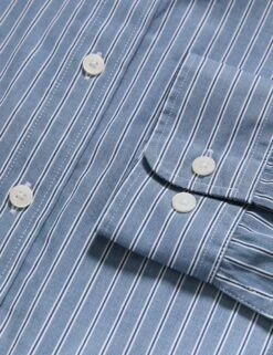 Pure Cotton Striped Oxford Shirt -Marksandspencer Sale Store Pure Cotton Striped Oxford Shirt 2