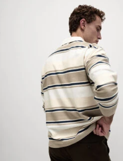 Pure Cotton Striped Rugby Shirt -Marksandspencer Sale Store Pure Cotton Striped Rugby Shirt 5