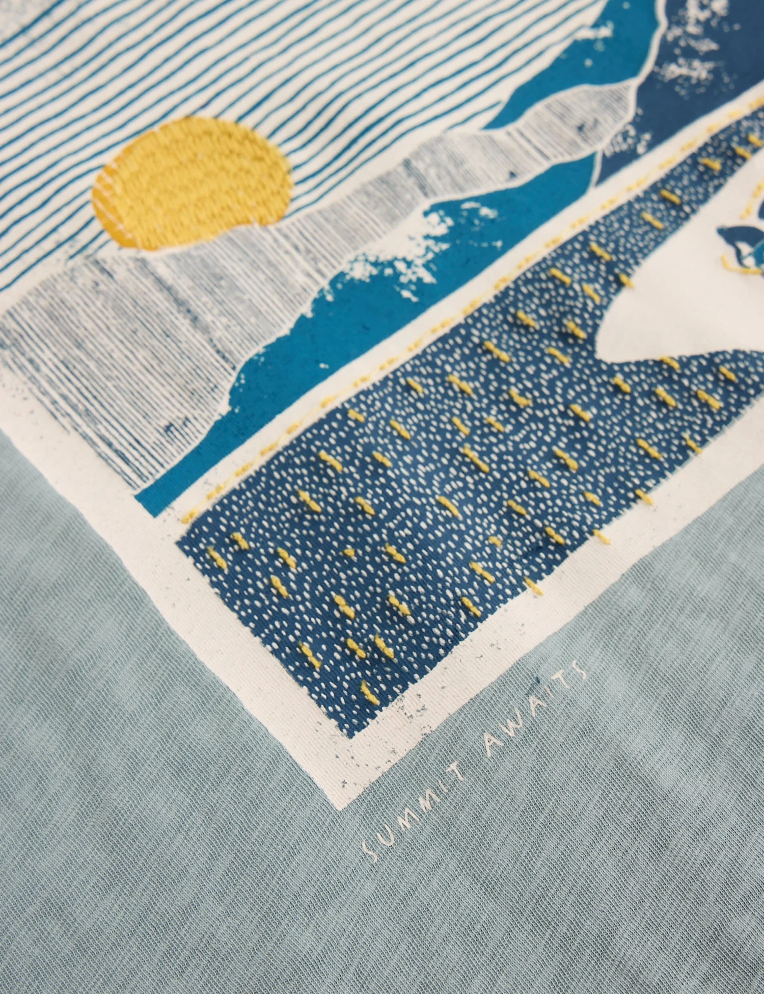 WHITE STUFF Pure Cotton Sunset Cycle Graphic T-Shirt 6 WHITE STUFF Pure Cotton Sunset Cycle Graphic T-Shirt - Image 6