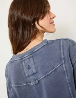 Pure Cotton Sweatshirt -Marksandspencer Sale Store Pure Cotton Sweatshirt 5