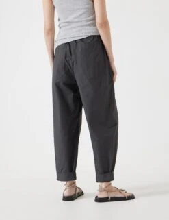 Pure Cotton Tapered Trousers 13 Pure Cotton Tapered Trousers -Marksandspencer Sale Store Pure Cotton Tapered Trousers 3
