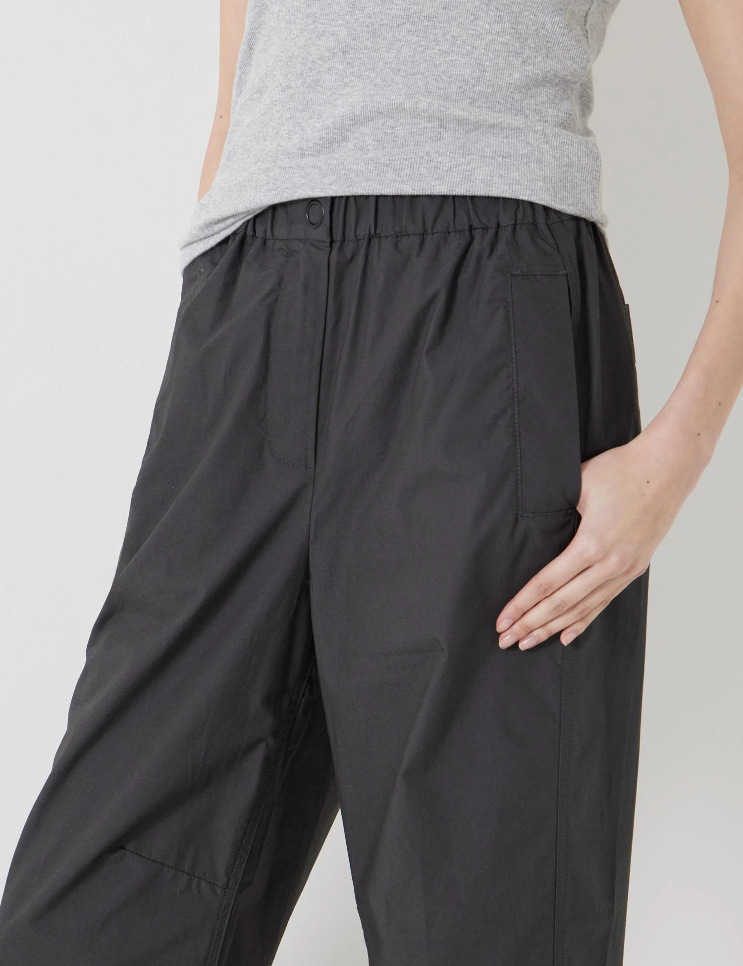 Pure Cotton Tapered Trousers 5 Pure Cotton Tapered Trousers - Image 5