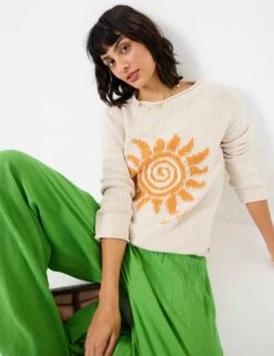 Pure Cotton Textured Sun Jumper 14 Pure Cotton Textured Sun Jumper -Marksandspencer Sale Store Pure Cotton Textured Sun Jumper 4
