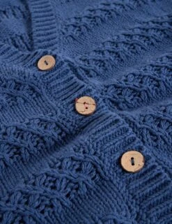 WHITE STUFF Pure Cotton Textured V-Neck Knitted Waistcoat 23 WHITE STUFF Pure Cotton Textured V-Neck Knitted Waistcoat -Marksandspencer Sale Store Pure Cotton Textured V Neck Knitted Waistcoat 5