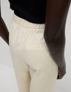 Pure Cotton Twill Barrel Leg Trousers -Marksandspencer Sale Store Pure Cotton Twill Barrel Leg Trousers 4