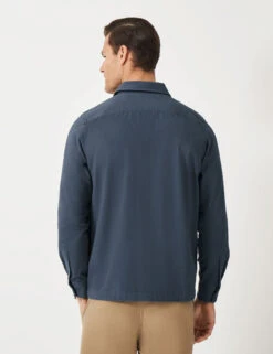 Pure Cotton Twill Overshirt -Marksandspencer Sale Store Pure Cotton Twill Overshirt 3