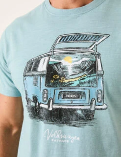 Pure Cotton VW Graphic T-Shirt -Marksandspencer Sale Store Pure Cotton VW Graphic T Shirt 4