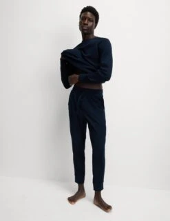 Pure Cotton Waffle Loungewear Bottoms -Marksandspencer Sale Store Pure Cotton Waffle Loungewear Bottoms 4