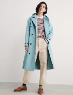 Pure Cotton Waterproof Trench Coat