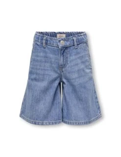 Pure Cotton Wide Leg Denim Shorts (8-14 Yrs)