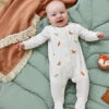 Pure Cotton Woodland Sleepsuit (0-9 Mths) -Marksandspencer Sale Store Pure Cotton Woodland Sleepsuit 0 9 Mths