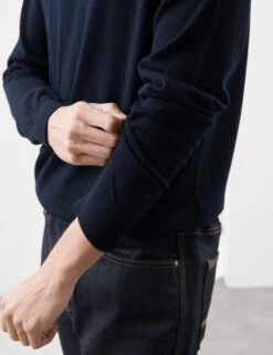 Pure Extra Fine Merino Wool Roll Neck Jumper -Marksandspencer Sale Store Pure Extra Fine Merino Wool Roll Neck Jumper 5